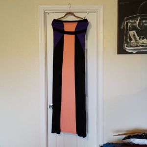 2b BEBE maxi tube dress